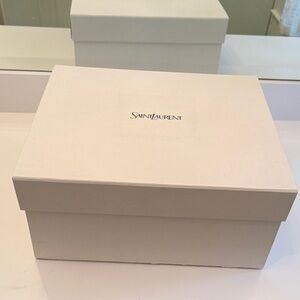 Saint Laurent Cream Storage Box